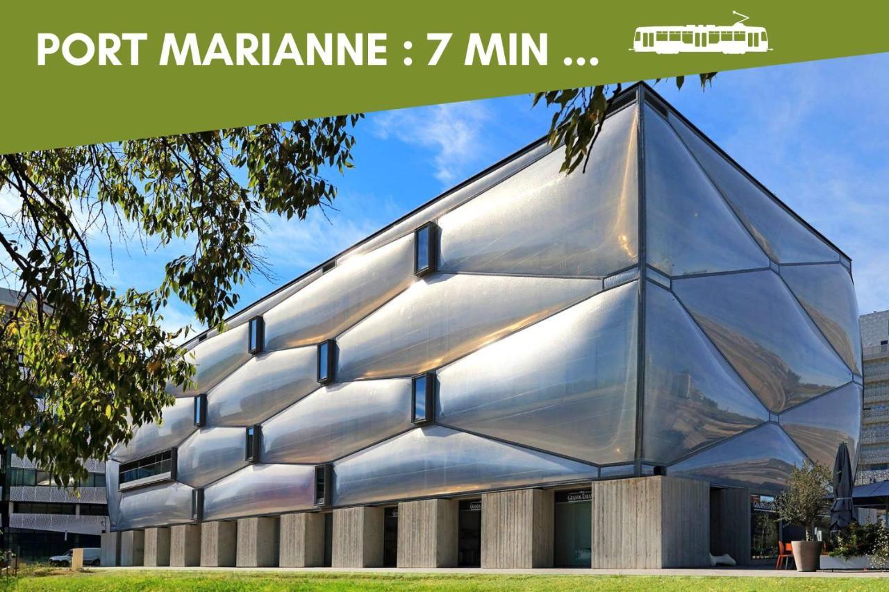 Nouveau - Jungle Montpeul - Clim - Wifi Fibre - Netflix - 5' Du Centre Et Gare - Parking - Loggia - 15' Des Plages Montpellier Eksteriør bilde