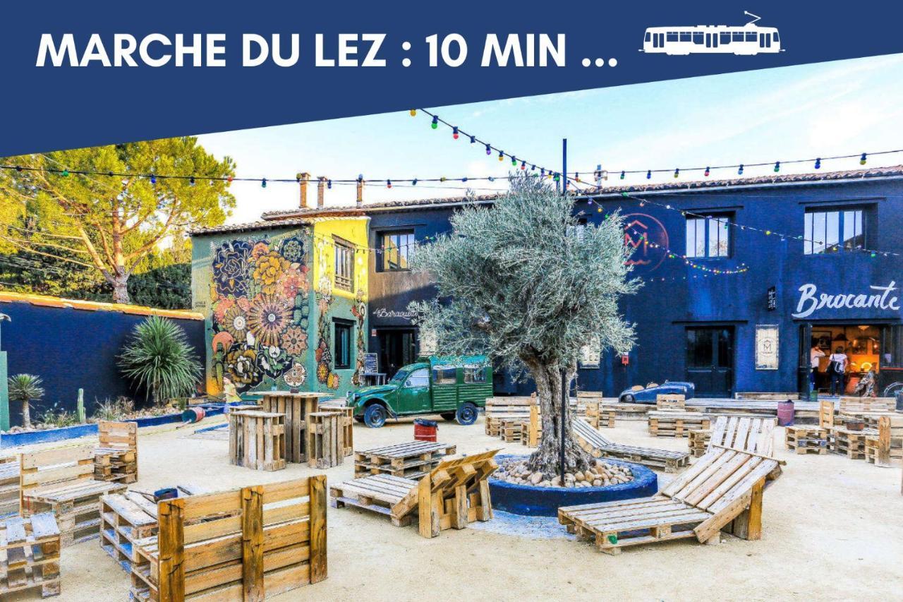 Nouveau - Jungle Montpeul - Clim - Wifi Fibre - Netflix - 5' Du Centre Et Gare - Parking - Loggia - 15' Des Plages Montpellier Eksteriør bilde
