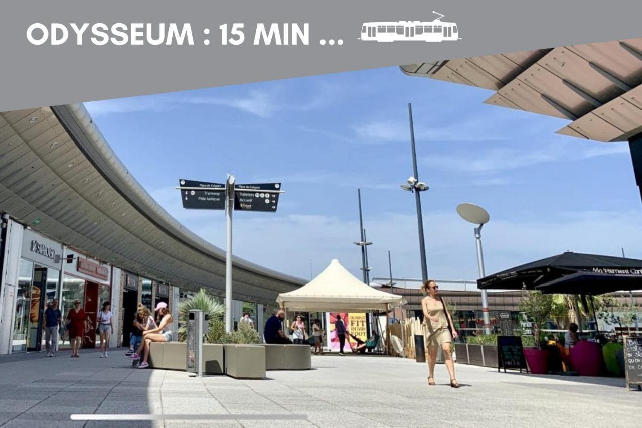 Nouveau - Jungle Montpeul - Clim - Wifi Fibre - Netflix - 5' Du Centre Et Gare - Parking - Loggia - 15' Des Plages Montpellier Eksteriør bilde