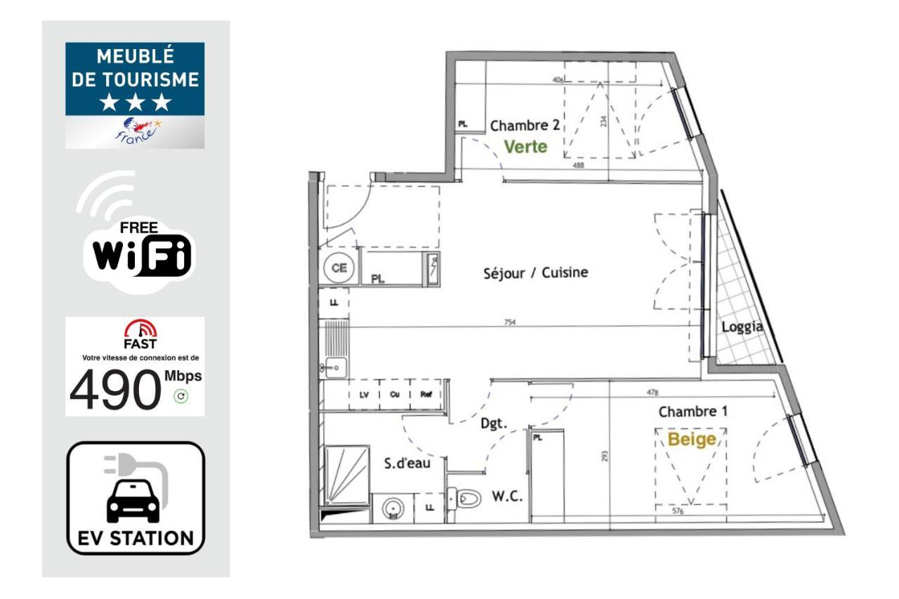 Nouveau - Jungle Montpeul - Clim - Wifi Fibre - Netflix - 5' Du Centre Et Gare - Parking - Loggia - 15' Des Plages Montpellier Eksteriør bilde