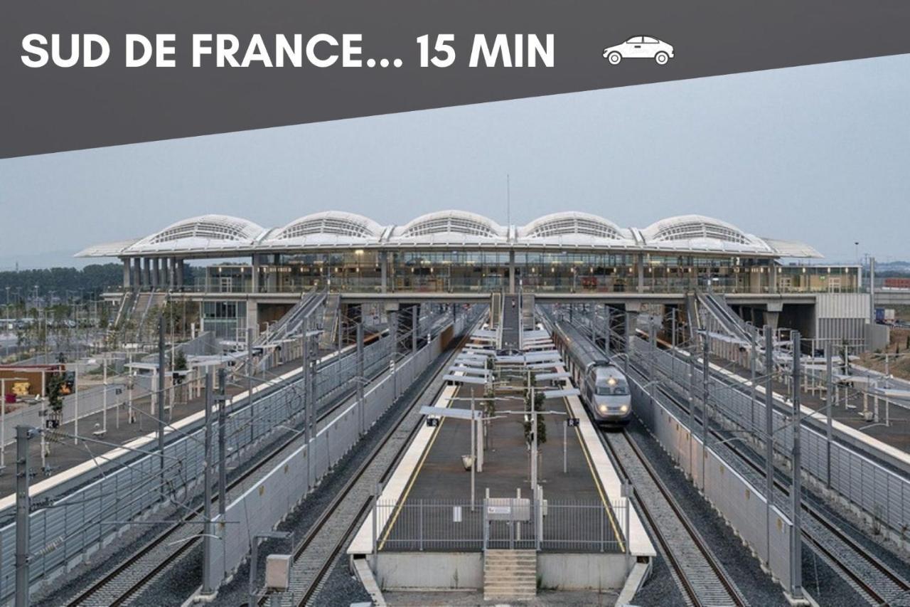 Nouveau - Jungle Montpeul - Clim - Wifi Fibre - Netflix - 5' Du Centre Et Gare - Parking - Loggia - 15' Des Plages Montpellier Eksteriør bilde